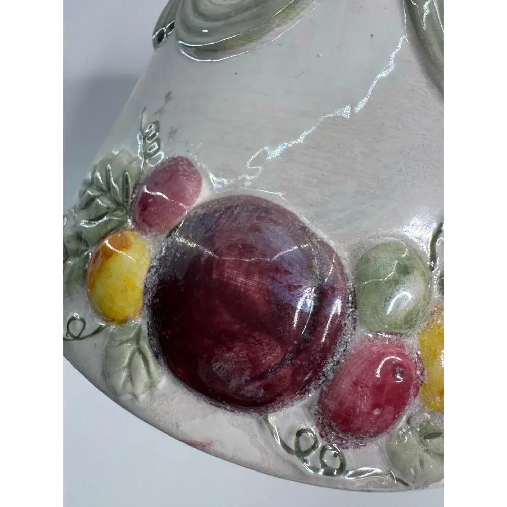 Yankee Candle Raised Fruit Candle Shade Topper Cream Sparkle Dust